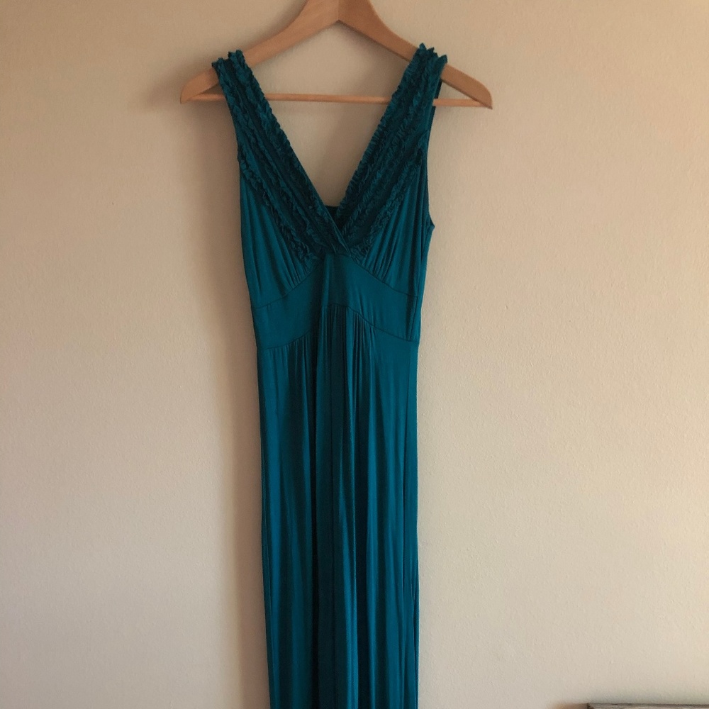 Modcloth Maxi Ruffle Dress